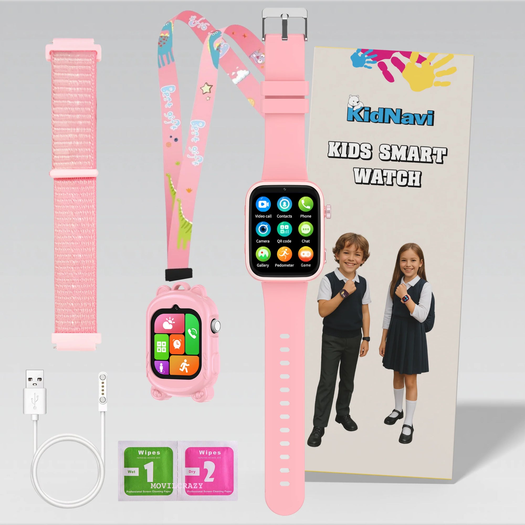 KidNavi™ KN24 – Kids Smart Watch with GPS & 4G Calling