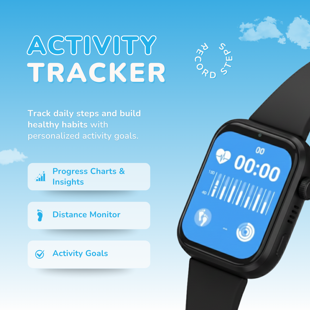 KidNavi™ KN24 – Kids Smart Watch with GPS & 4G Calling