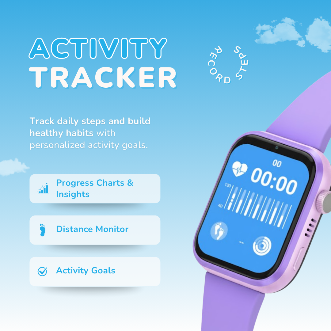 KidNavi™ KN24 – Kids Smart Watch with GPS & 4G Calling
