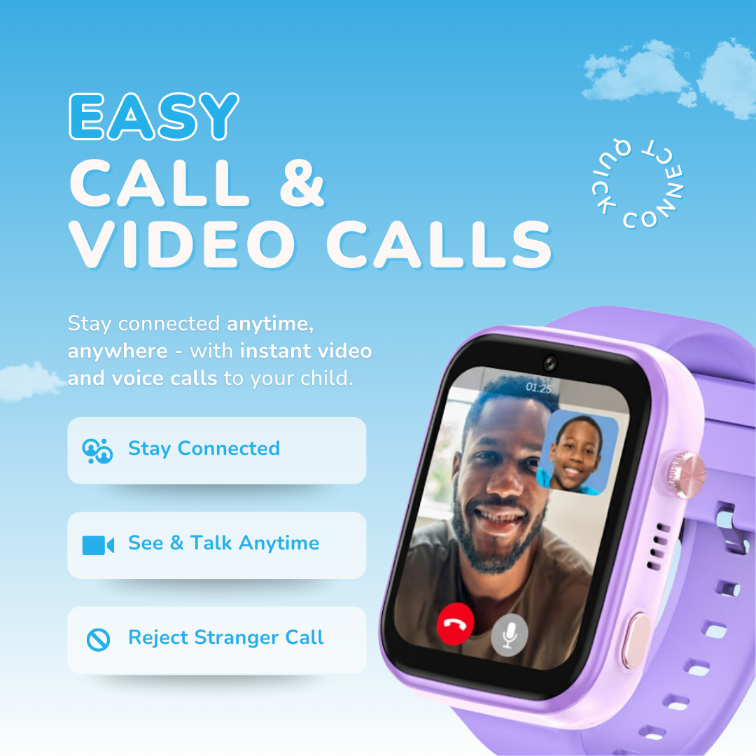 KidNavi™ KN24 – Kids Smart Watch with GPS & 4G Calling