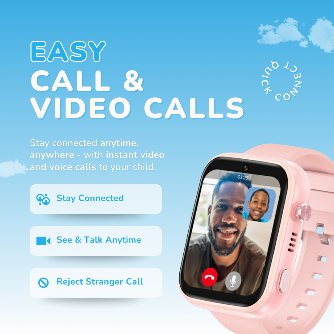 KidNavi™ KN24 – Kids Smart Watch with GPS & 4G Calling