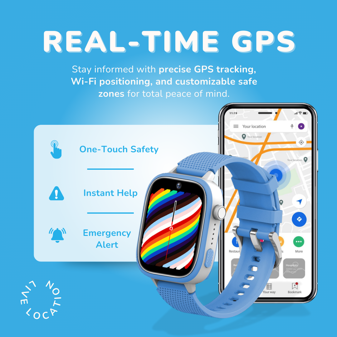 KidNavi™ KN25 kids smart watch with GPS