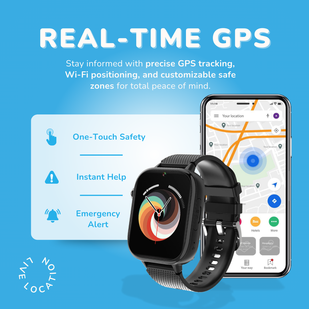 KidNavi™ KN25 kids smart watch with GPS