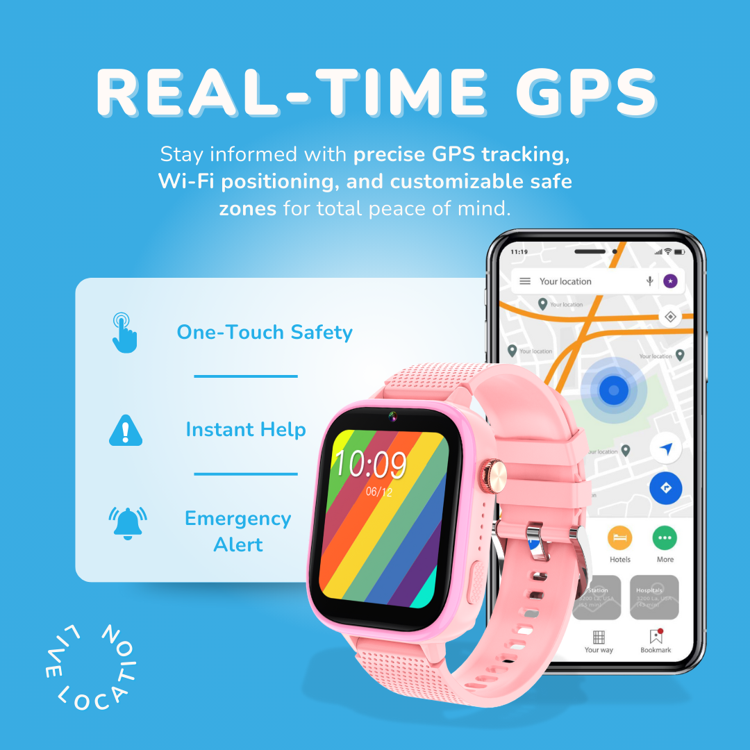 KidNavi™ KN25 kids smart watch with GPS