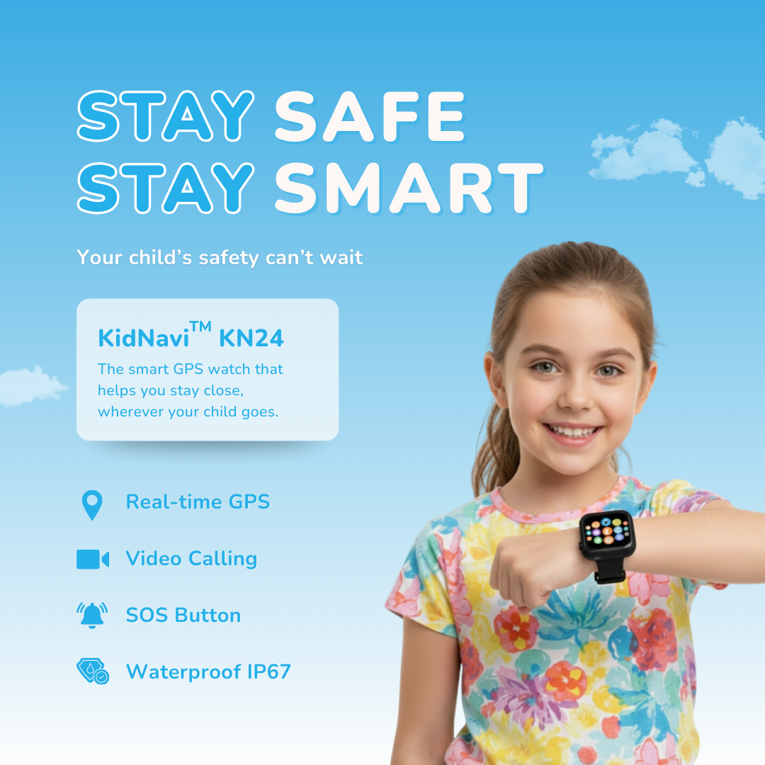 KidNavi™ KN24 – Kids Smart Watch with GPS & 4G Calling