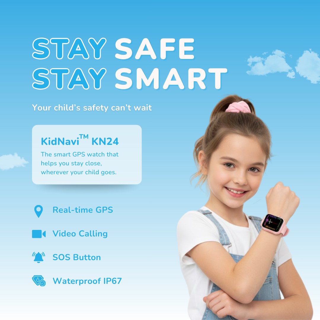 KidNavi™ KN24 – Kids Smart Watch with GPS & 4G Calling