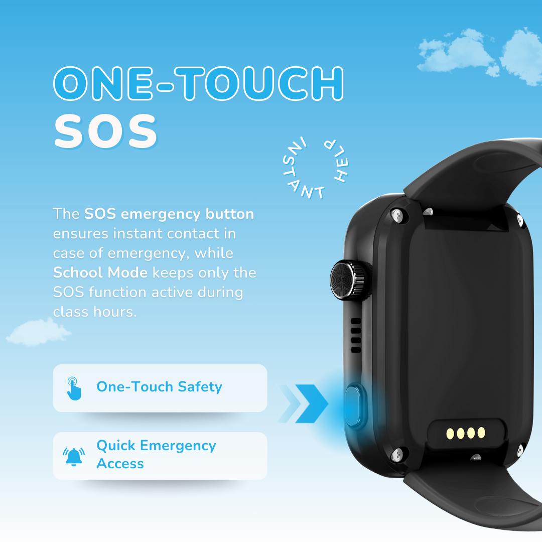 KidNavi™ KN24 – Kids Smart Watch with GPS & 4G Calling